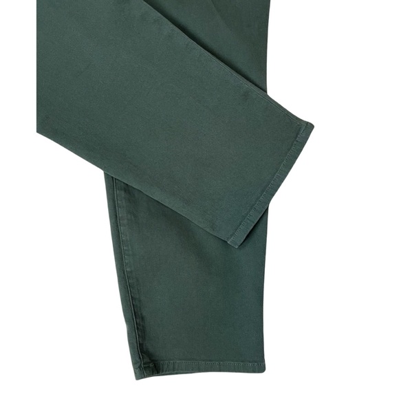 Good American Good Classic Pants Jeans Green GC727T Ankle High-Rise - Picture 5 of 8